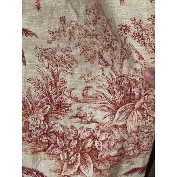VTG The Four Continents French Toile Drape Curtains Pinch Pleated 82 inches long - Picture 10 of 16